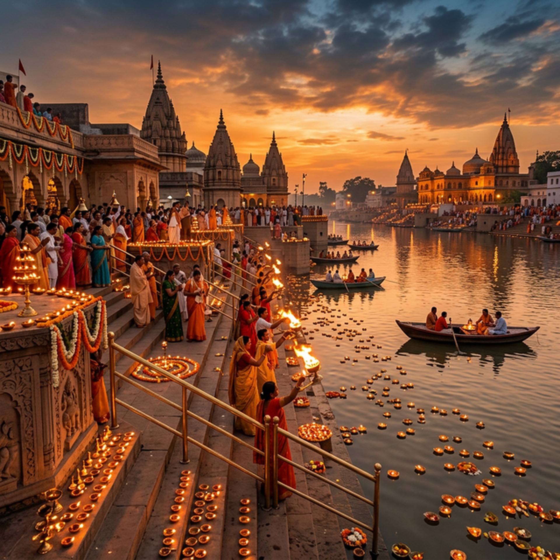 Sarayu River Aarti